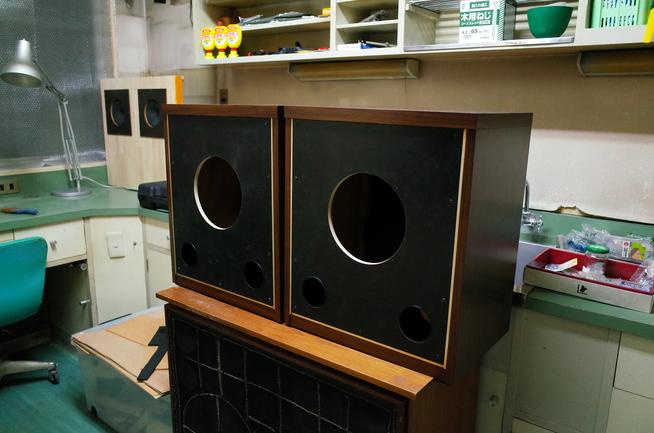 バスレフスピーカーボックス開口径20cm