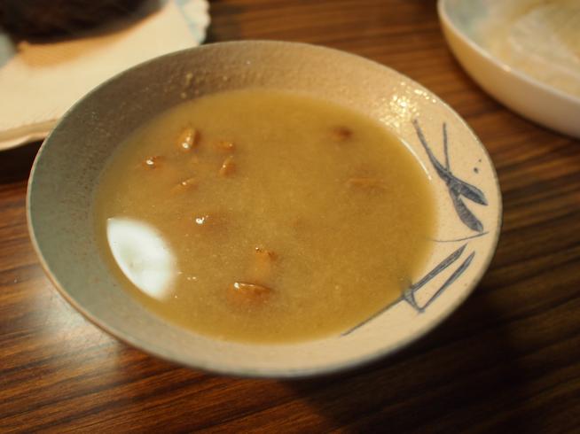 ラクヨウ味噌汁