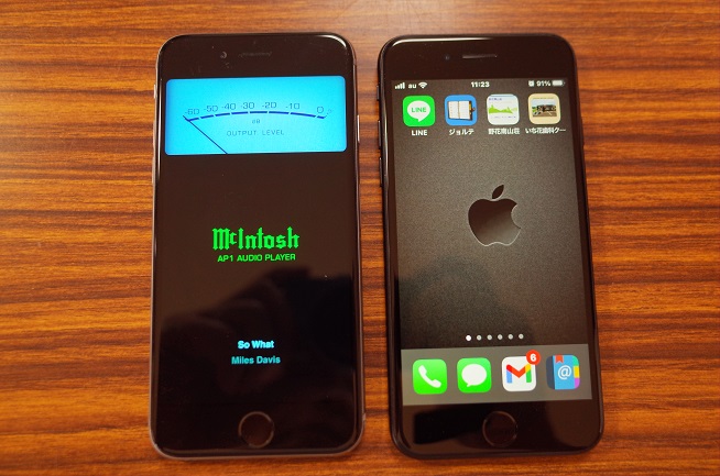 iPhone音楽プレーヤー